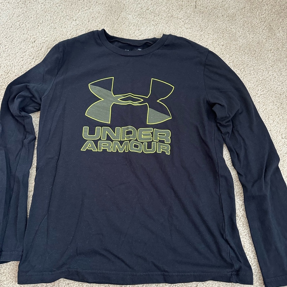 Under Armour Black Long Sleeve Performance Tee